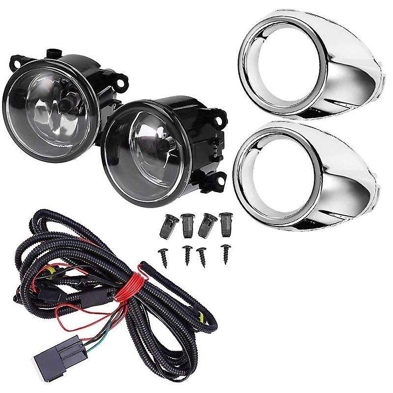 Clear Lens Driving Fog Lights Bumper Lamps Bulbs Harness Bracket for Focus S SE SEL 2012-2014 with H