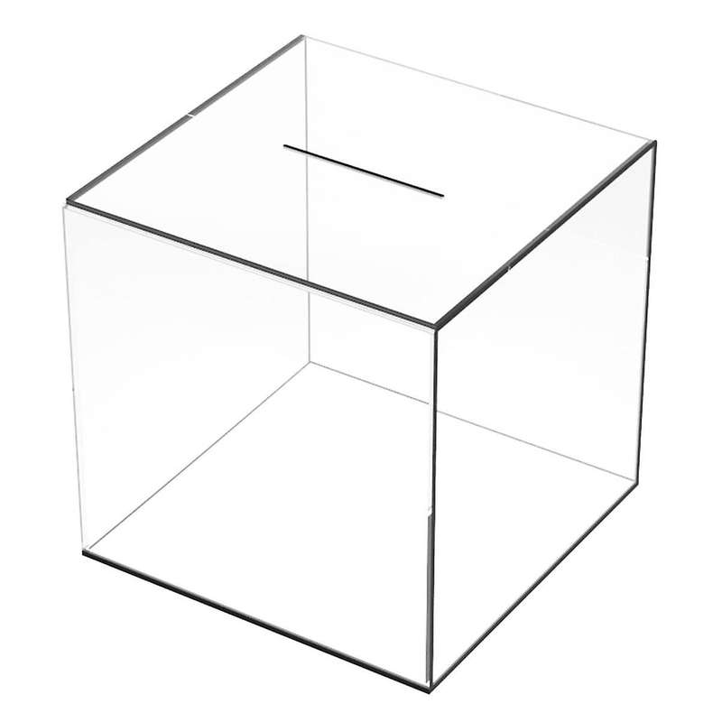 Clear Piggys Bank 15cm Acrylic Money Bank Acrylic Bank Box Reusable Transparent Piggys Bank Box Del