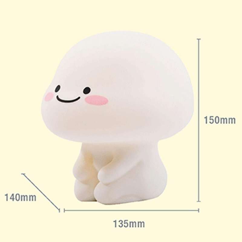 Clever Baby Silicone Timing Night Light Bedroom Bedside Sleep Children's Desk Lamp Charging Night Li