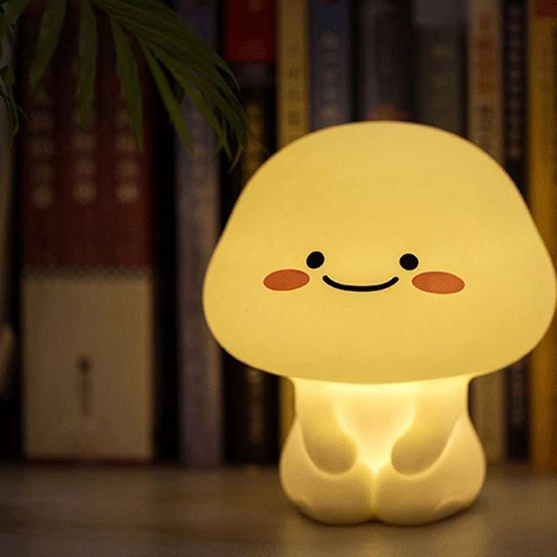 Clever Baby Silicone Timing Night Light Bedroom Bedside Sleep Children's Desk Lamp Charging Night Li