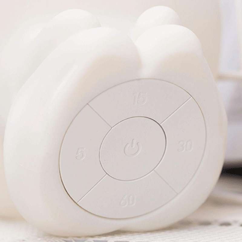 Clever Baby Silicone Timing Night Light Bedroom Bedside Sleep Children's Desk Lamp Charging Night Li