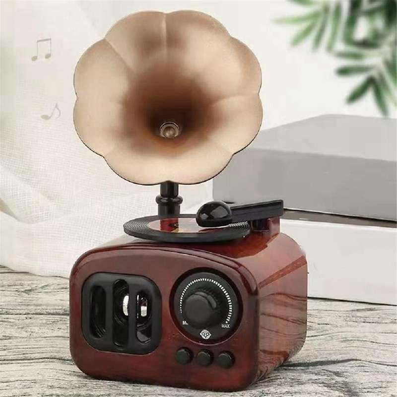 Clockwork Music Box,phonograph Vintage Retro Classical Gramophone Musical Box,table Desk Decoration