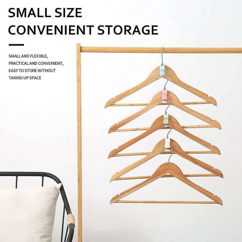 Clothes Hanger Connector Hooks 30pieces, Thicken, Load 30 Pounds, Used In Closet Space Savers and O