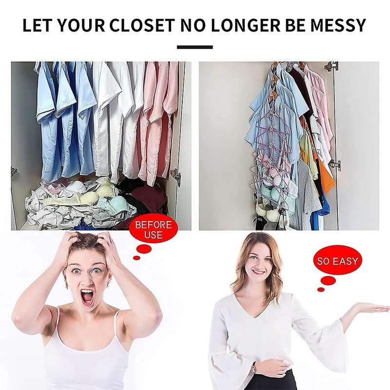 Clothes Hanger Connector Hooks 30pieces, Thicken, Load 30 Pounds, Used In Closet Space Savers and O