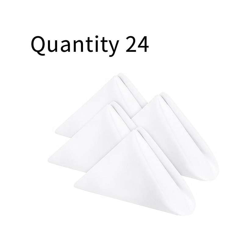 Cloth Napkins Cotton Dinner Napkins with Hemmed Edges, Washable Napkins Perfect for Parties, Wedding