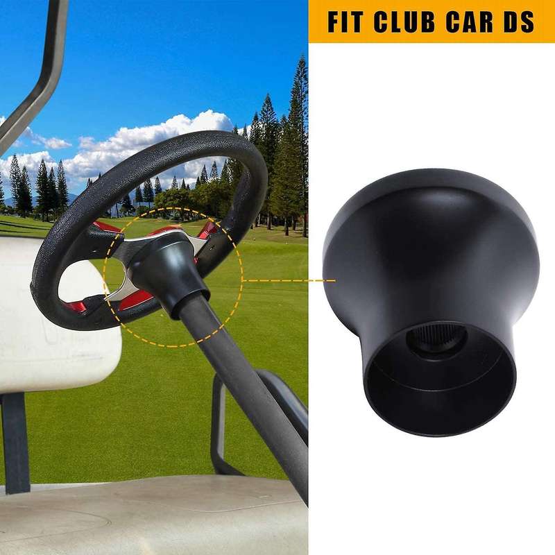 Club Car Golf Cart Steering Wheel Adapter Golf Steering Wheel Adapter for Club Car Golf Cart Black