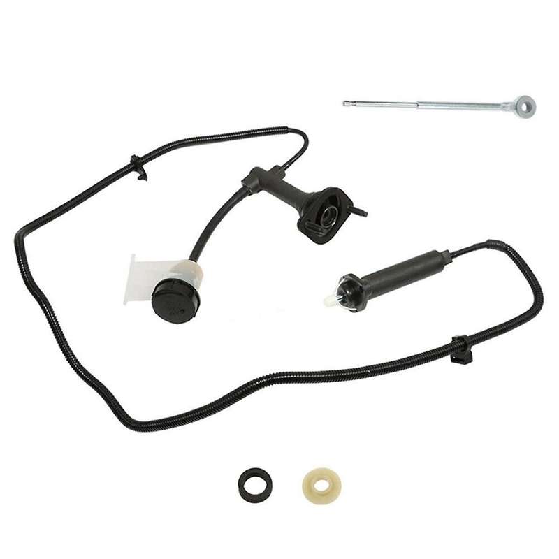 Clutch Master+slave Cylinder Assembly Clutch Hydraulic Line for Ram 1500 2500 3500 5.9l 00-03 Ps0517