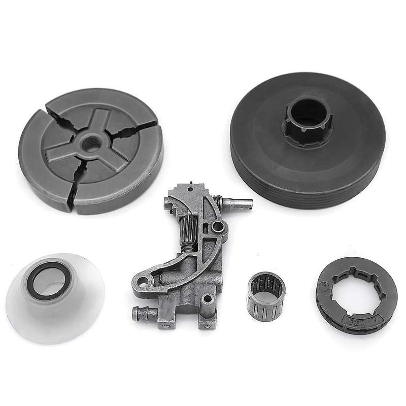 Clutch Sprocket Rim Drum for Chinese 4500 5200 5800 45cc 52cc 58cc Oil Pump Gear Kit Chainsaw
