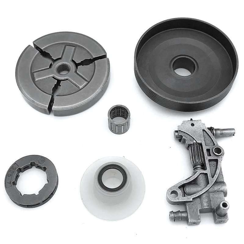 Clutch Sprocket Rim Drum for Chinese 4500 5200 5800 45cc 52cc 58cc Oil Pump Gear Kit Chainsaw