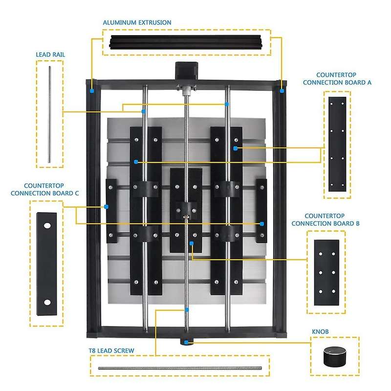 CNC 3018Pro Extension Kit Upgrade Kit 3018Pro to 3040 Compatible with 3018Pro CNC Engraving Milling
