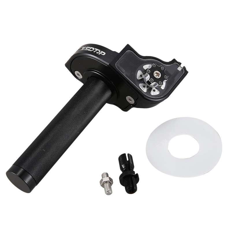 CNC Aluminum Throttle Twist Grips Handlebars Hand Grips Throttle Tube Sleeve Twist Clamp for Motorcy