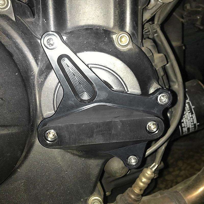 CNC Aluminum Engine Guard Frame Slider Stator Cover for 2013-2020 CB500R CB500F CB500X Black