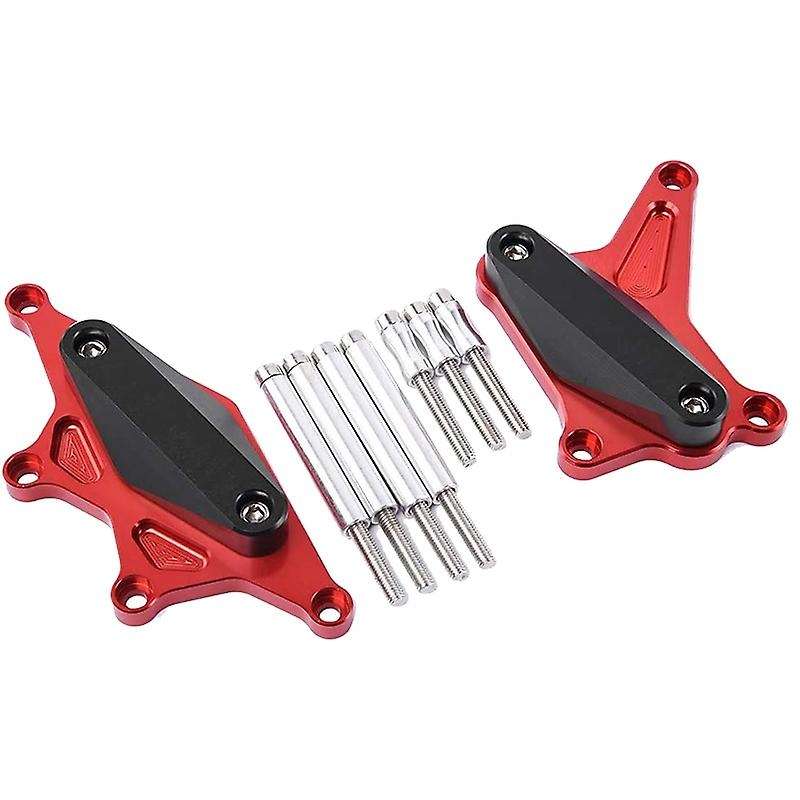 CNC Aluminum Engine Guard Frame Slider Stator Cover for 2013-2020 CB500R CB500F CB500X Red