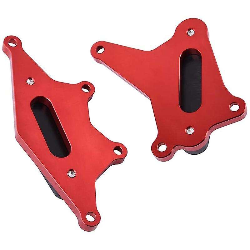 CNC Aluminum Engine Guard Frame Slider Stator Cover for 2013-2020 CB500R CB500F CB500X Red