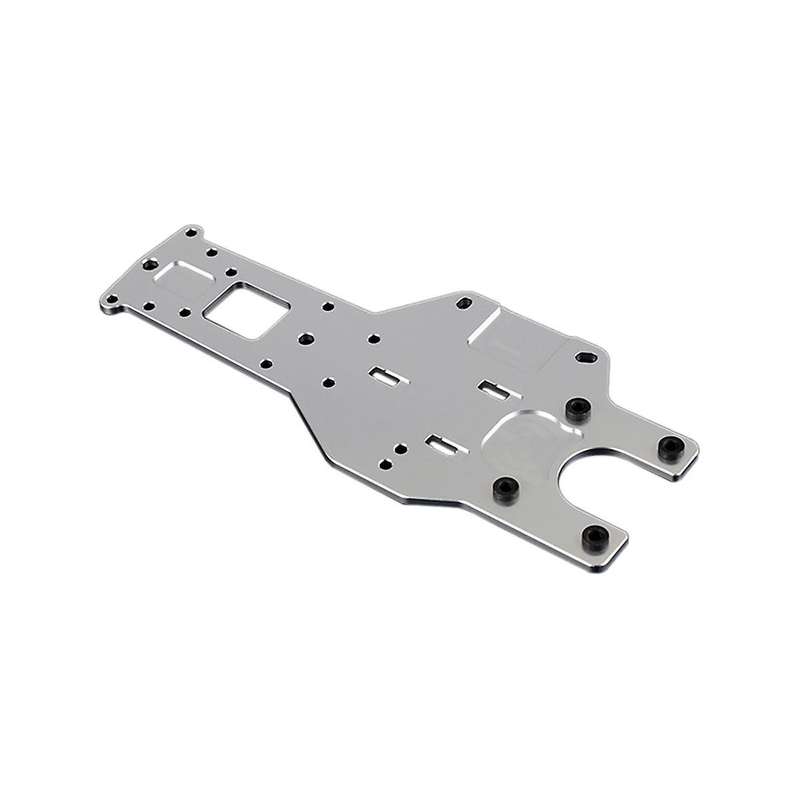 Cnc Metal Thickening Lathe Rear Floor for 1/5 Baha Km Rovan Baja 5b 5t 5sc Truck Toys Parts,silver