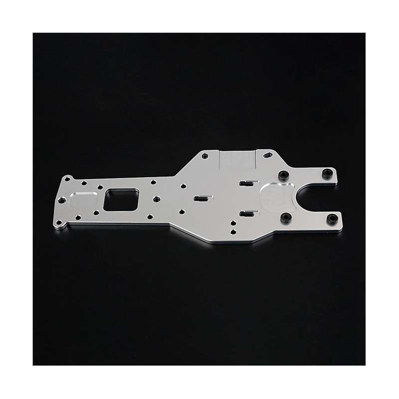 Cnc Metal Thickening Lathe Rear Floor for 1/5 Baha Km Rovan Baja 5b 5t 5sc Truck Toys Parts,silver