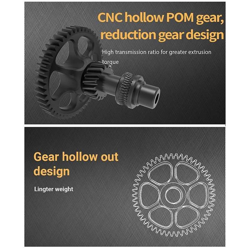 CNC Pom Helical Gear Nano Coating Hardened Steel Higher -Piece Gear Kit for VORON 0.2 2.4 Trident CW