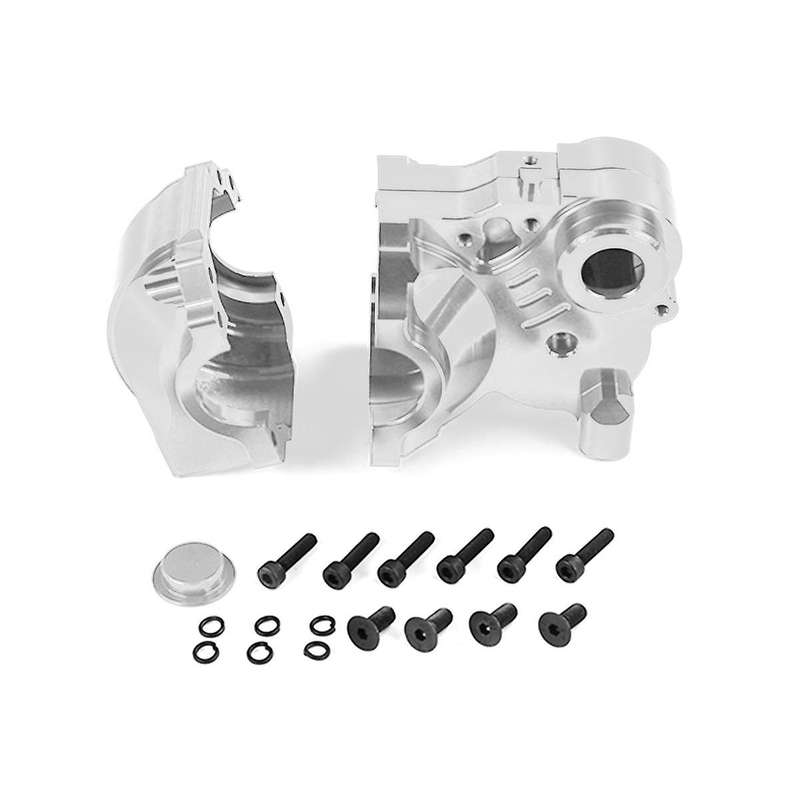 Cnc Metal Three Sections Fission Set Fit for 1/5 Baha Rovan Km Baja 5b 5t 5sc Toys Parts,silver
