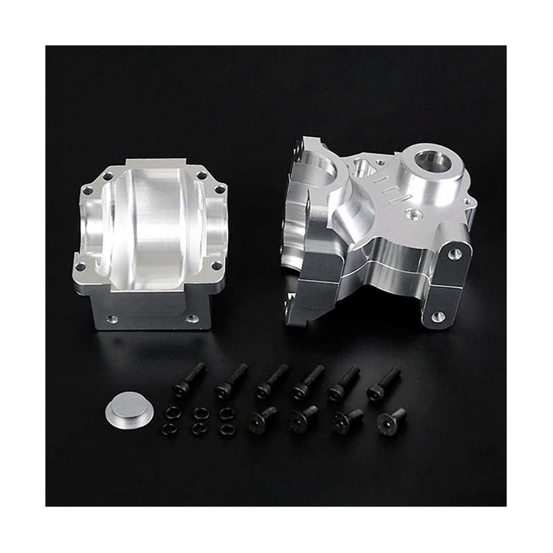 Cnc Metal Three Sections Fission Set Fit for 1/5 Baha Rovan Km Baja 5b 5t 5sc Toys Parts,silver
