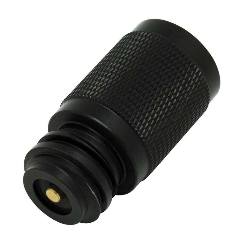 CO2 Cylinder Adapter Check Valve 3/8-24UNF to TR21-4 Conversion Kit for Black
