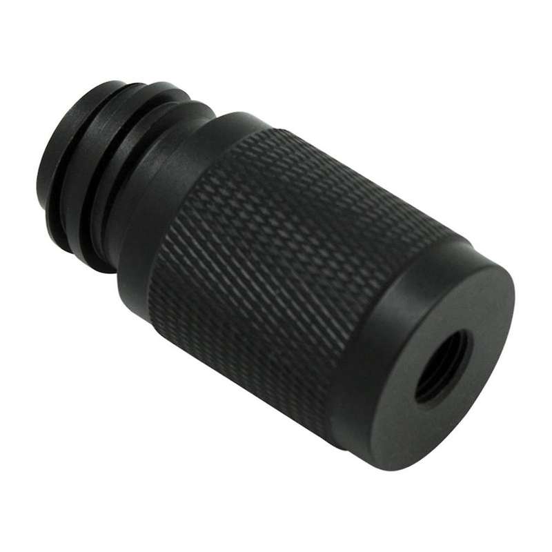 CO2 Cylinder Adapter Check Valve 3/8-24UNF to TR21-4 Conversion Kit for Black