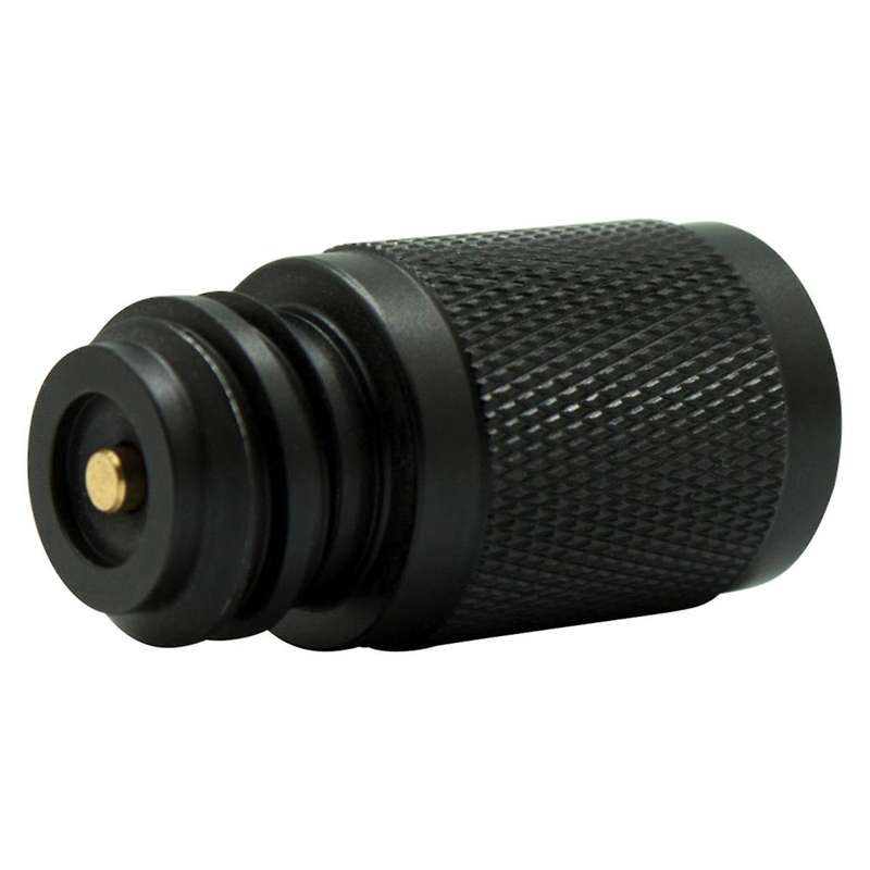 CO2 Cylinder Adapter Check Valve 3/8-24UNF to TR21-4 Conversion Kit for Black