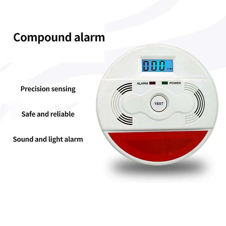 CO Carbon Monoxide Poisoning Smoke Gas Sensor Warning Alarm Detector for Kitchen