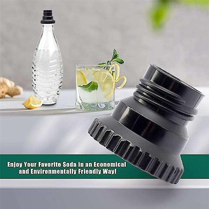 CO2 Quick Connect Adapter for Water Compatible with Terra Steam Maker, for Quick Connecting Glass Bo