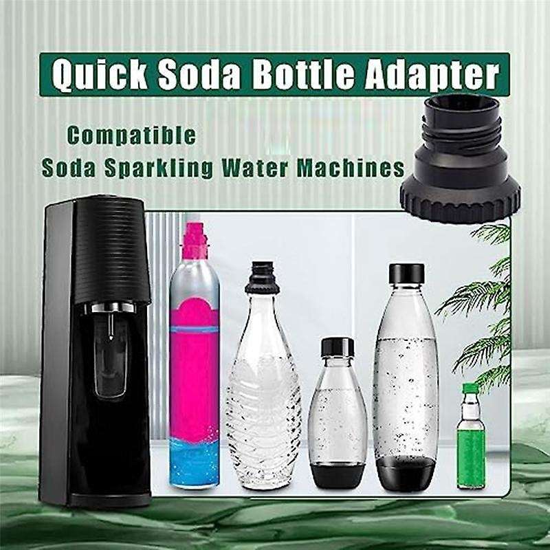 CO2 Quick Connect Adapter for Water Compatible with Terra Steam Maker, for Quick Connecting Glass Bo