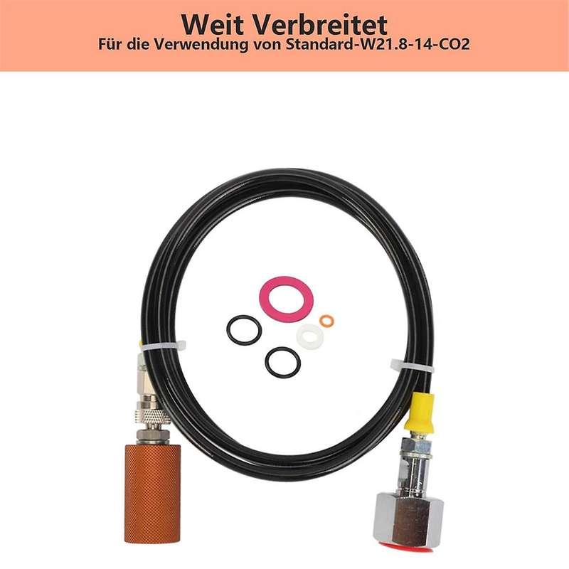 CO2 Hose, Adapter High Pressure Hose, CO2 Hose, High Pressure Hose,for CO2 Tanks and Most Machines