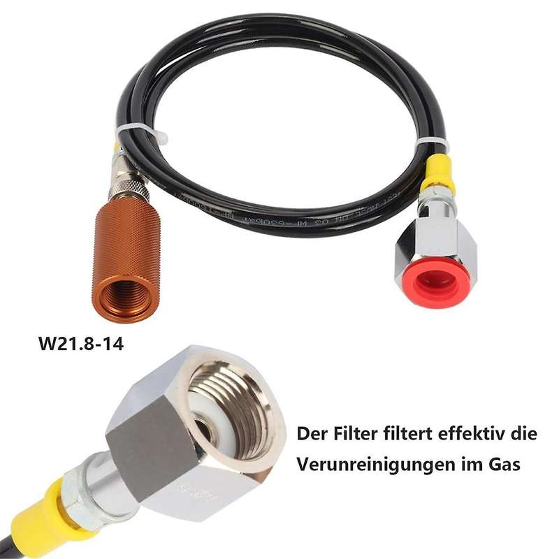 CO2 Hose, Adapter High Pressure Hose, CO2 Hose, High Pressure Hose,for CO2 Tanks and Most Machines