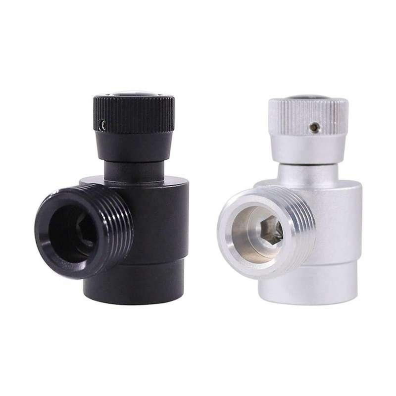 Co2 Cylinder Refill Adapter, Self-made Gas Cylinder Regulator M10x1 to W21.8-14 Adapter for Argon,c
