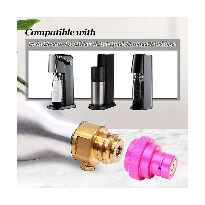 Co2 Quick Adapter for Duo-quick Connect Qc, Art and Terra, Replacement for Co2 Cylinder Tr21-4 Male