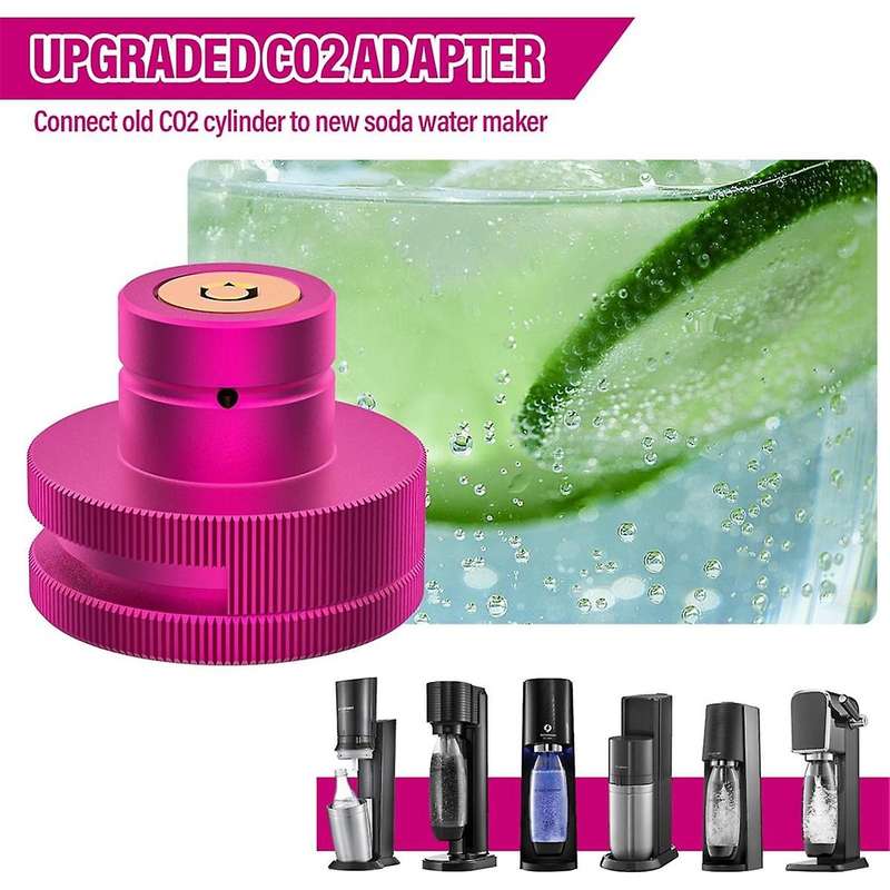 CO2 Quick Adapter, Quick Adapter for CO2 Duo/Terra/Art/E-Duo/Crystal 3.0,Adapter Trapezoidal Thread