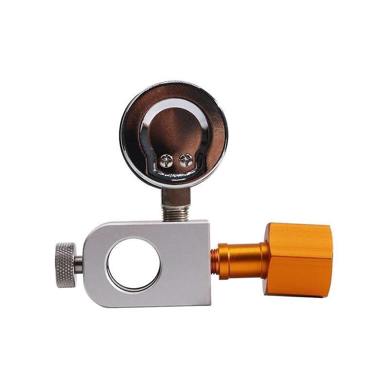 Co2 Refill Adapter with Big Pressure Gauge for Pink Co2 Cylinder,for Duo Terra Art  Co2 Tank
