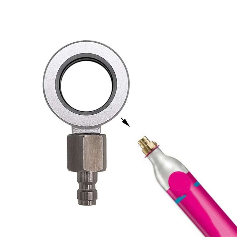 Co2 Refill Adapter for Pink Co2 Cylinder Exchange Carbonator Fill Station for DUO Terra Art Tank