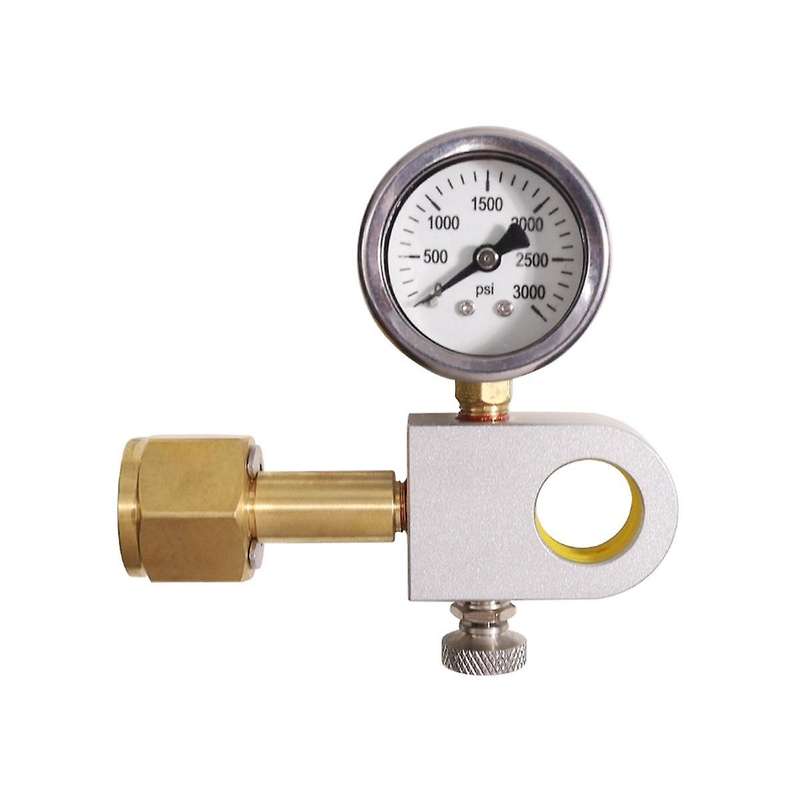 Co2 Refill Adapter with Pressure Gauge  Refill Quick Adapter Compatible with Duo Terra Art  Machine