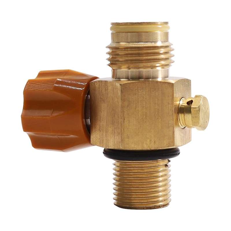 CO2 Tank Adapter,G1/2 14 M18X1.5 Refill CO2 Valve Adapter Thread Converter CO2 Tank Adapter Converte