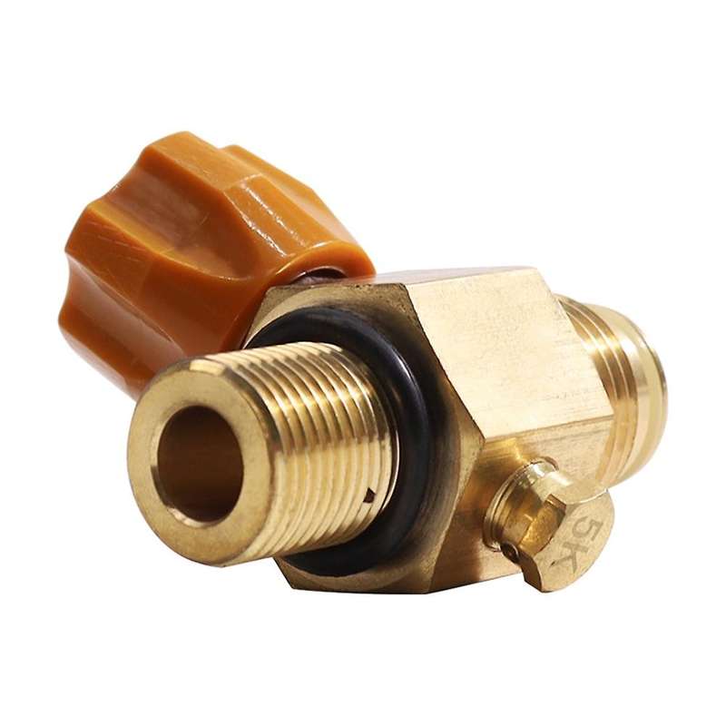 CO2 Tank Adapter,G1/2 14 M18X1.5 Refill CO2 Valve Adapter Thread Converter CO2 Tank Adapter Converte