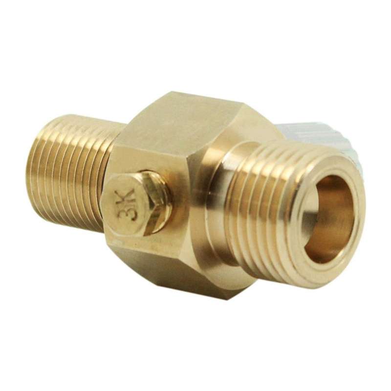 CO2 Tank Valve with On/Off Thread M18x1.5 Out Put Thread W21.8-14 Suit for Aquarium