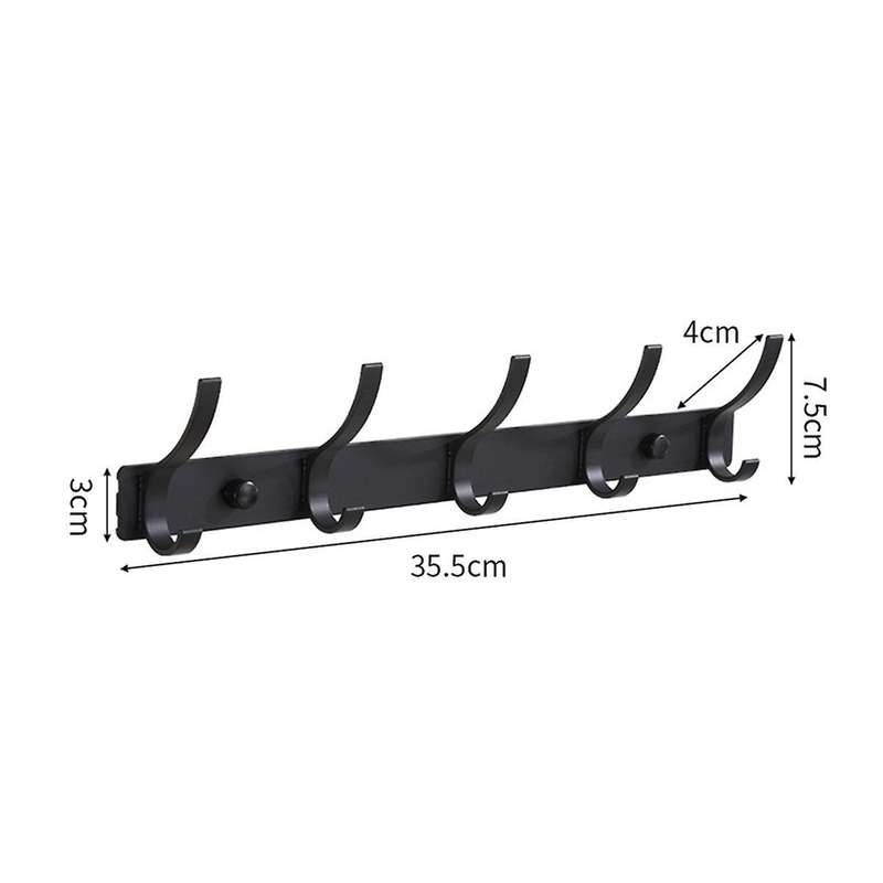 Coat Rack Wall Mount, Entryway Coat Hooks Wall Mounted,Coat, Towel and Purse(4)