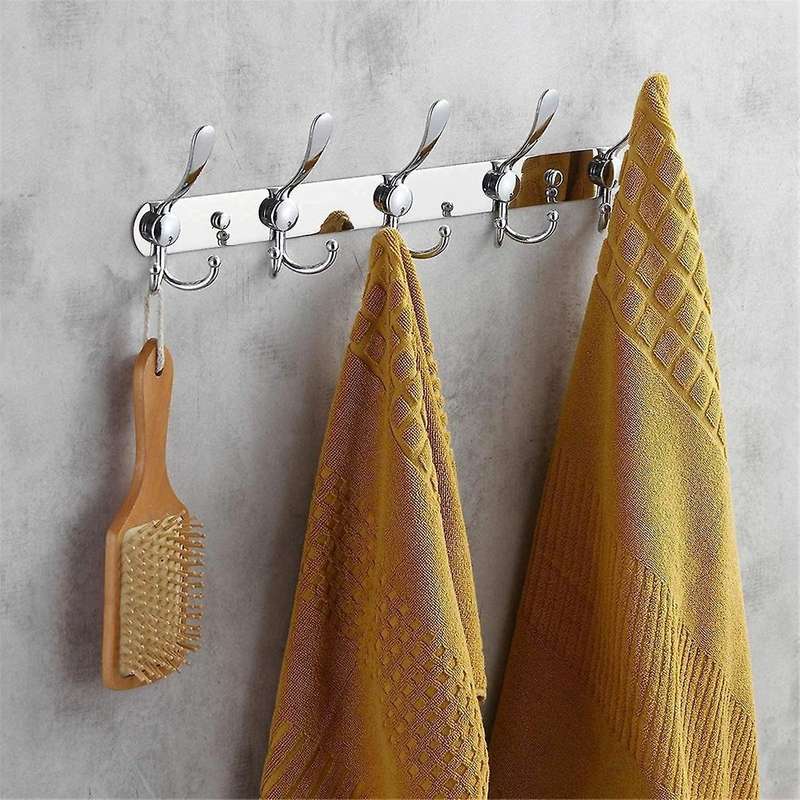 Coat Racks for Wall - Stainless Steel Coat Hooks (2 Pack) - Heavy Duty Coat Hooks Wall Mounted - Wal