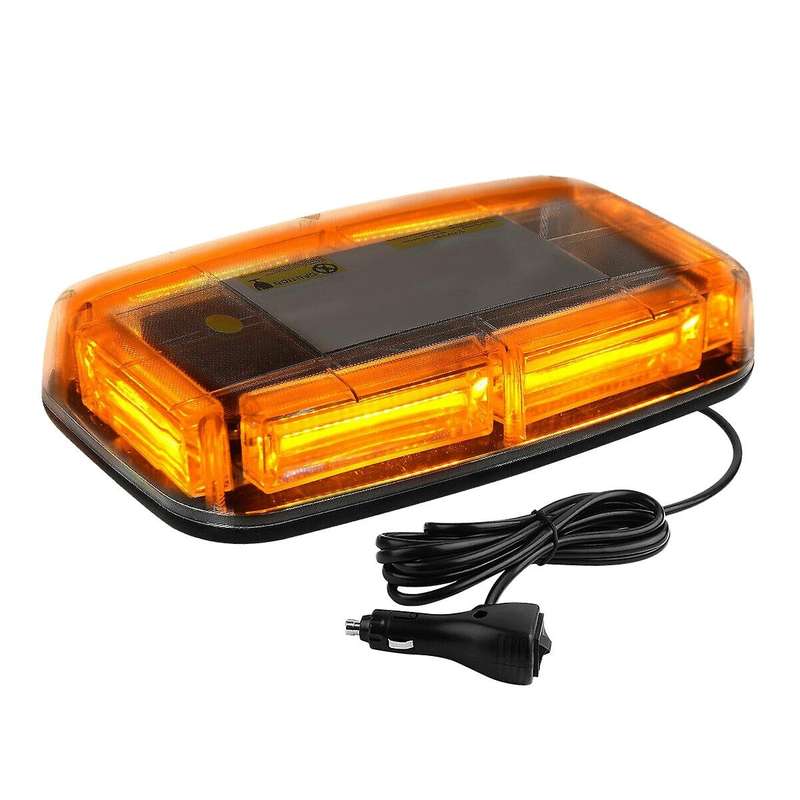 COB LED Amber Roof Top Emergency Hazard Warning LED Strobe Lights Bar