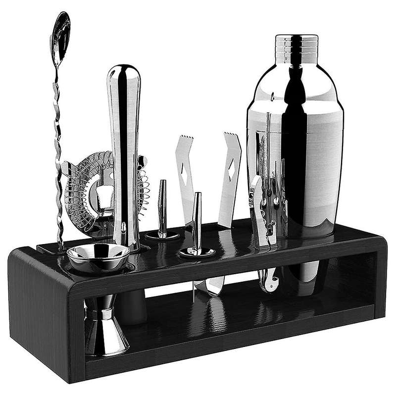 Cocktail Shaker Set Bartender Kit with Stand Bar Set for Drink Mixing Bartending Tools for Home Bars