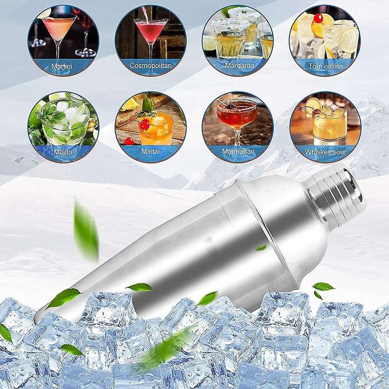 Cocktail Shaker Set, Cocktail Making Set 750Ml Stainless Steel Bar Tool Set Bartender Kit, Bar Acces