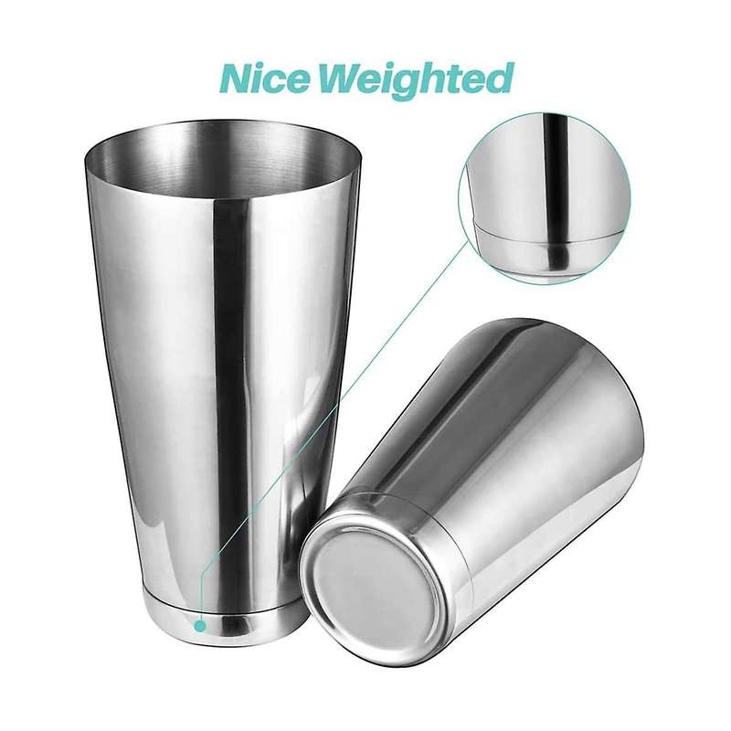 Cocktail Shaker, Bar Bartender Shaking Tins Weighted 28oz Unweighted 18oz for Bartending,martini Sh