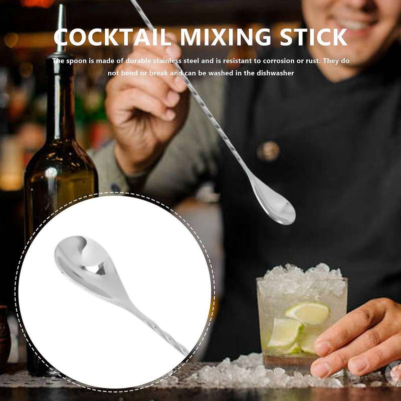 Cocktail Strainer Set Stainless Steel Bar Tool with Stirring Spoon-Strainer,Cocktail Strainer,Fine-M