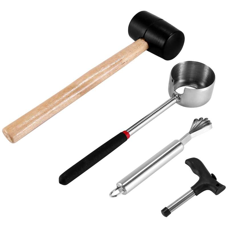 Coconut Stainless Steel Coconut Opener Kit Coco Jack Opener Kit