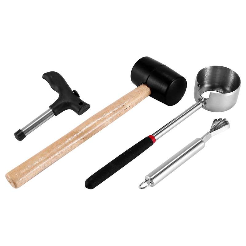 Coconut Stainless Steel Coconut Opener Kit Coco Jack Opener Kit