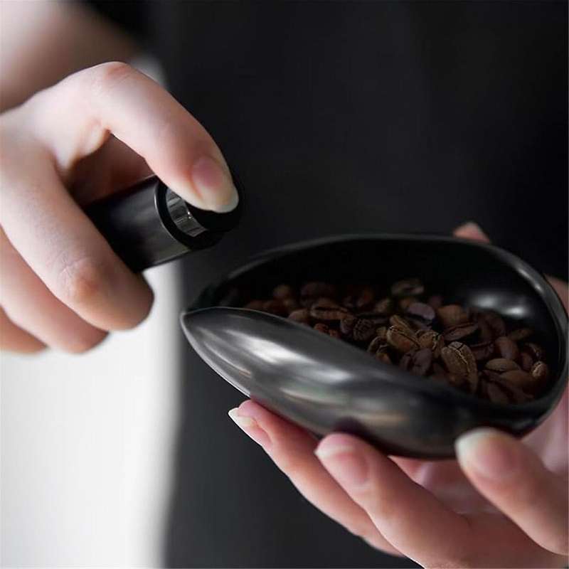 Coffee Bean Dosing Cup Ceramic Mini Coffee Sample Tray Dosing Reusable Coffee Dosing Espresso Coffee